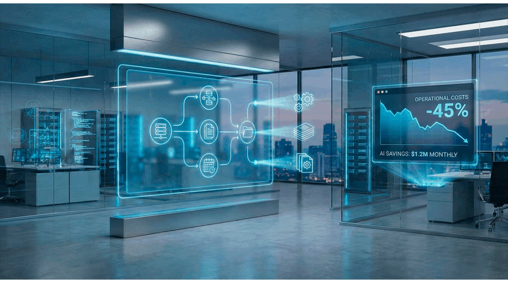 Reducción de costes operativos gracias a la automatización de tareas mediante inteligencia artificial.